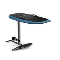 Lift Foils 4'9 LIFT5 Sport eFoil in Steel Blue - full package isometric view