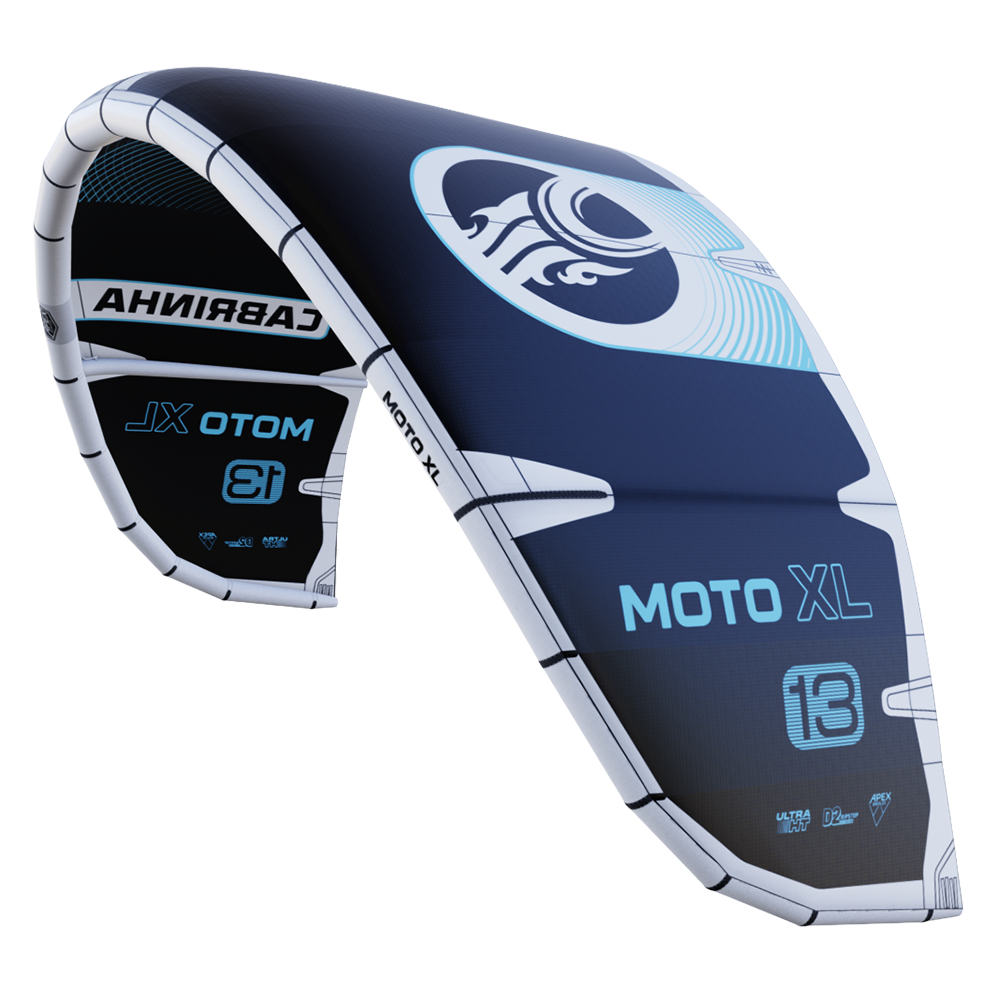 2026 Cabrinha Moto XL Apex light wind kite hero shot