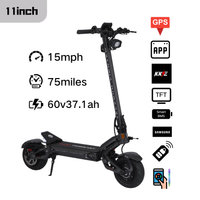 Teverun 2026 Fighter Eleven+ Electric Scooter - hero shot full view