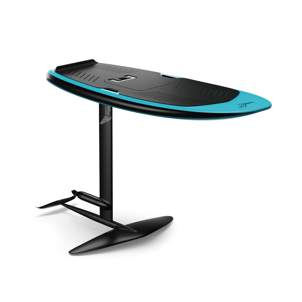 Lift Foils LIFTX 5'4 eFoil in Spark Blue - isometric view