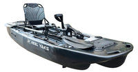 Reel Yaks - 9.5ft Raider Modular Propeller Drive Pedal Fishing Kayak | 380lbs Capacity | 2 Piece