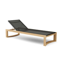 Anderson Teak Junus Sun Lounger - A-Grade Teak & Batyline