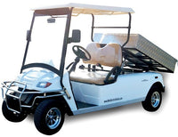 MotoEV 2 Passenger Utility Deluxe Street Legal Golf Cart - front view