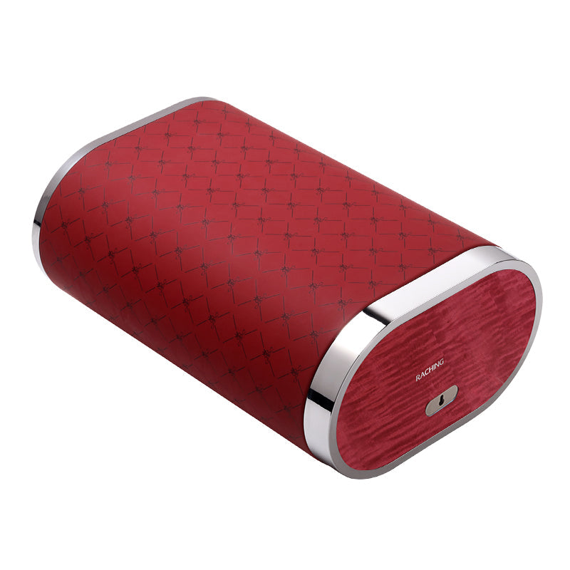 Raching RR Cigar Humidor Box front view showing exterior finish and hardware
