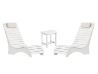 AquaCurve™ AquaWave Pool Loungers in Water for Compact Tanning Ledges with Side Table