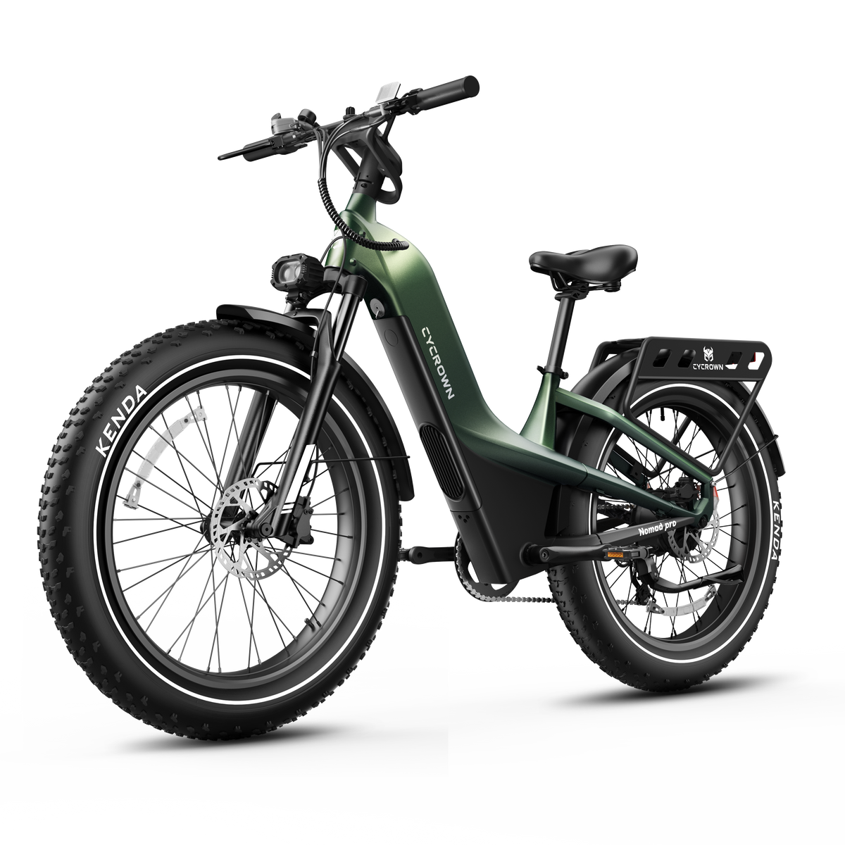 Cycrown Nomad Pro Fat Tire Ebike - full product view