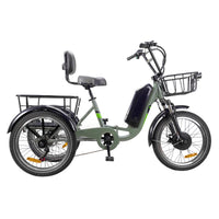 Nakto S02 Electric Trike 500W - Green