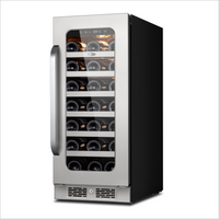 Whynter BSR-033SW 15" Built-In 33 Bottle Undercounter Wine Fridge with Lock and Carbon Filter