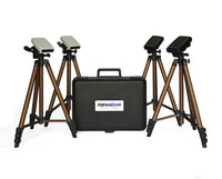 ArenaGear RM-510X Xtreme-Range 2-Mile Timer complete kit with laser gates and tripods