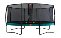 BERG Champion 17' Oval Above Ground Trampoline and Safety Net Deluxe