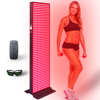 EXESAS Full Body Red Light Therapy Device - 600 LED, 3000W Dual-Chip