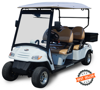 MotoEV 4 Passenger Utility Street Legal Golf Cart - front view
