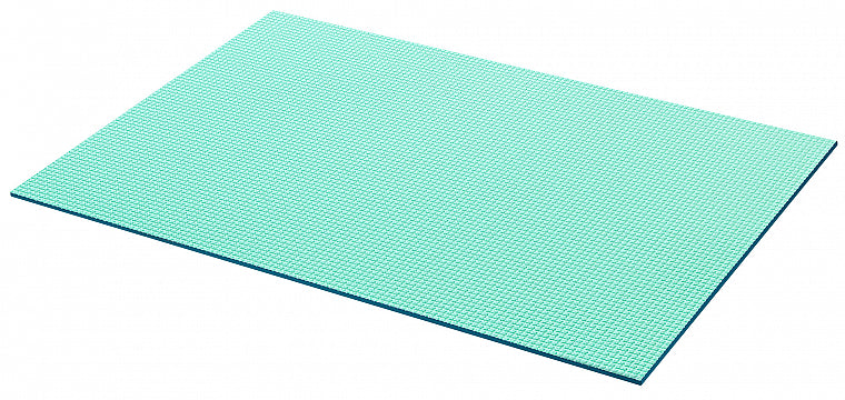 Airex Diana 200 Exercise Mat in Water Blue - 79 x 49 x 0.6 inches