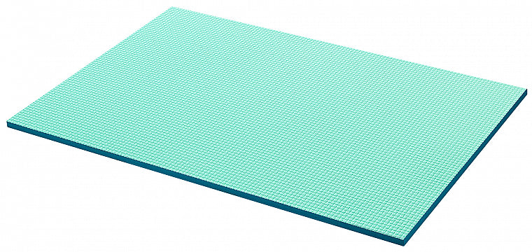 Airex Titania 200 Exercise Mat in Water Blue - 79 x 49 x 1.25 inch