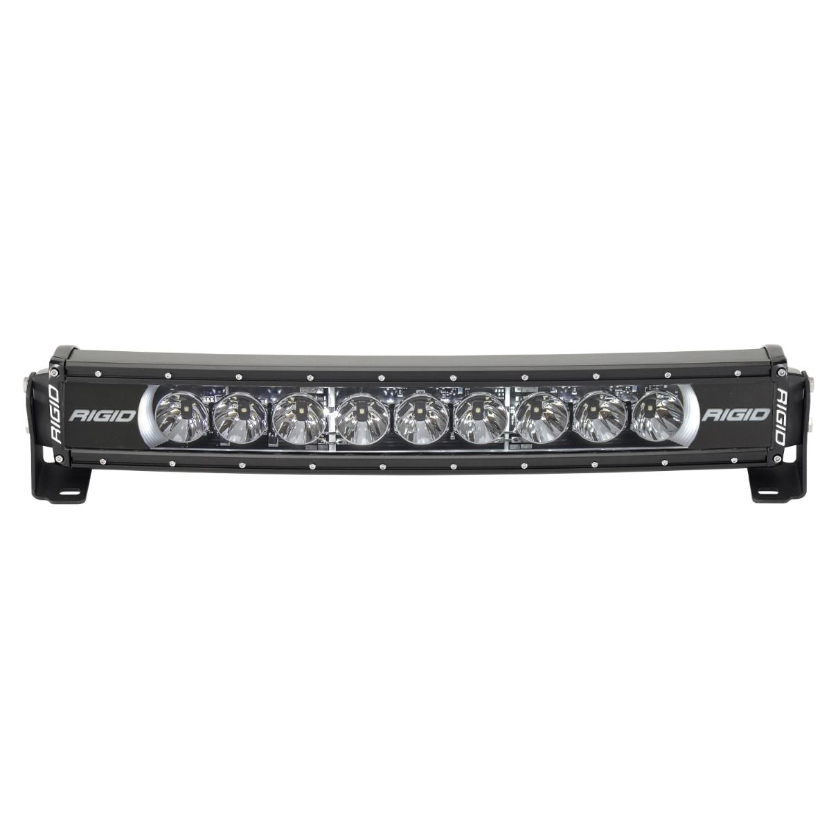 RIGID Radiance+ RGBW Curved 20-inch bar with white backlight illuminated
