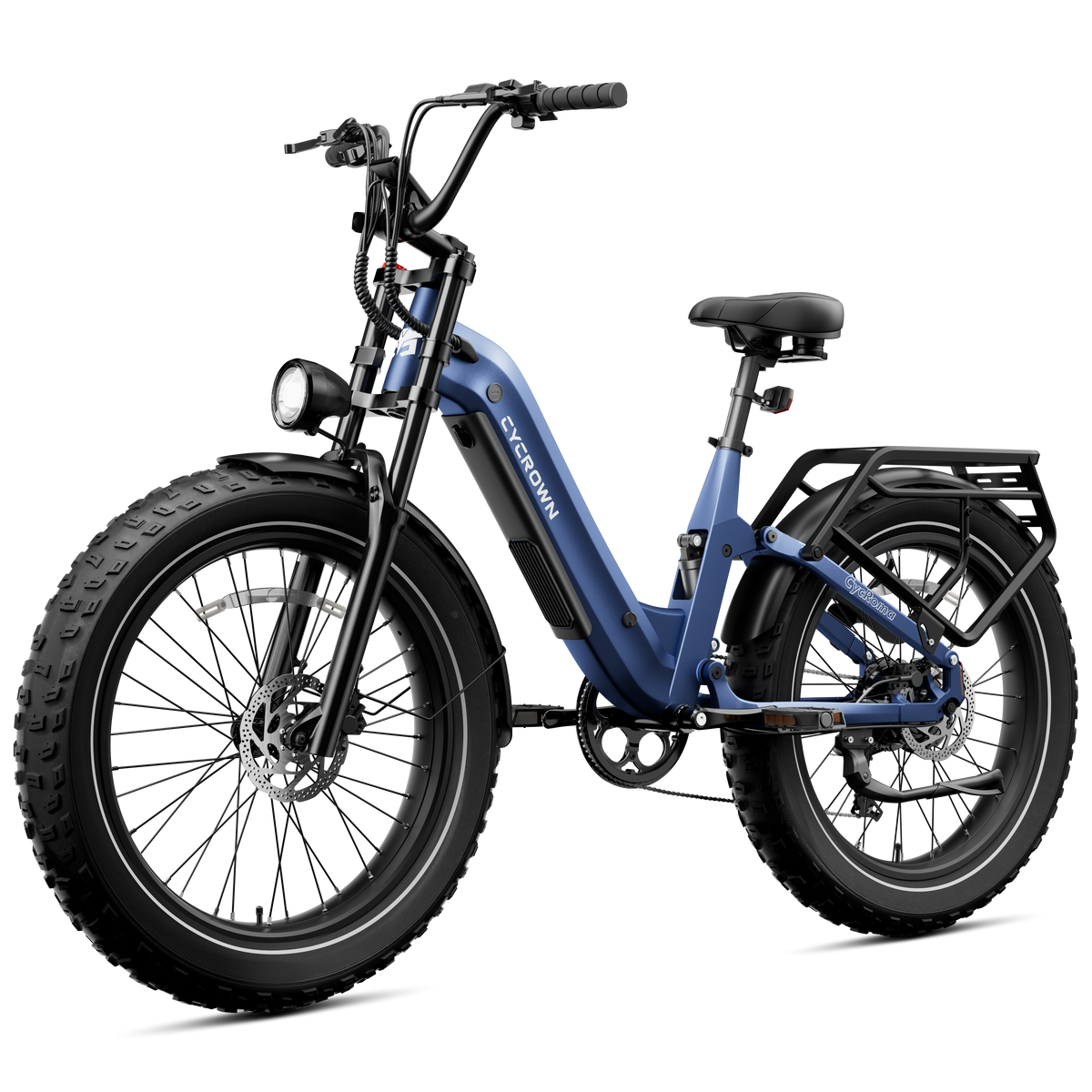 Cycrown Roma All-Terrain Ebike - full side view