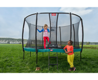 BERG Champion Round Above Ground Trampoline and Safety Net Deluxe