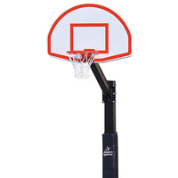 Jaypro Church Yard 54 in. Aluminum Fan Backboard Basketball System - Flex Goal