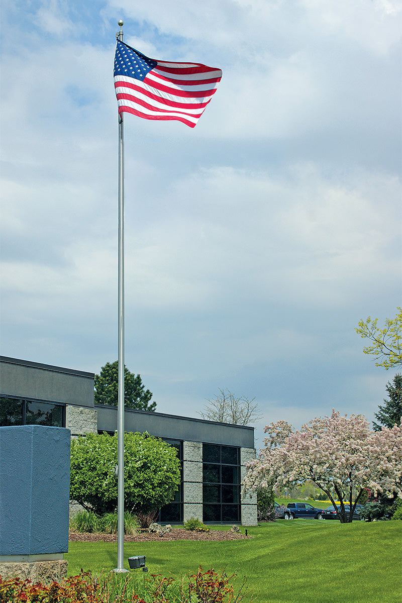 Eder Flag 40ft Premium Aluminum Flagpole full view