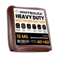White Duck Outdoors 40’ x 60’ Super Heavy Duty Poly Tarp