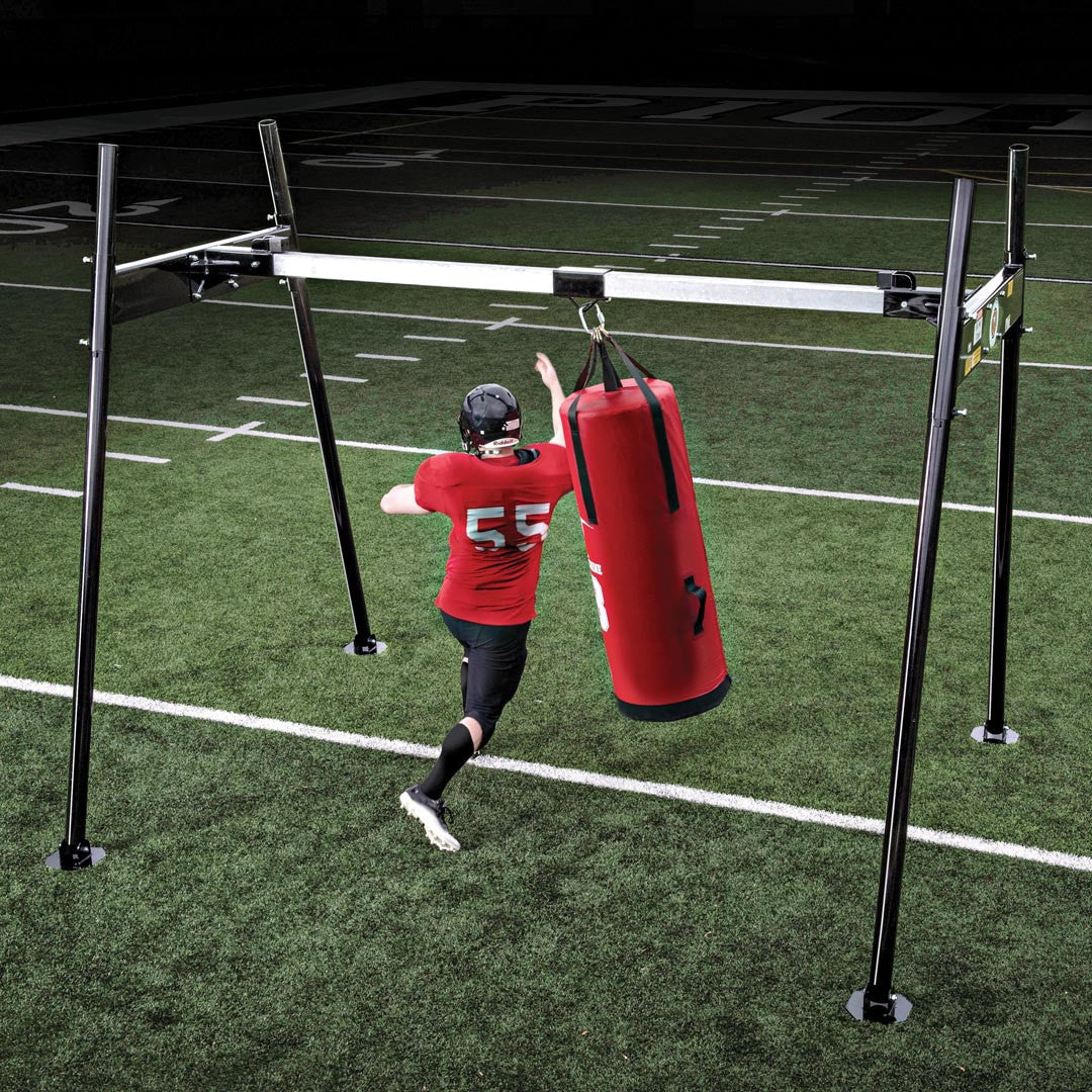 Rogers Athletic Big Brutus Hanging Dummy Football Training Sled - 50 lb. dummy front view