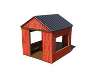 Grounds For Play Barn Playhouse (RECF0161XX) for Children Ages 2-5