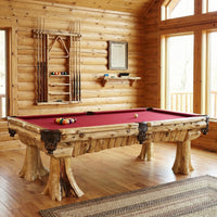 Fireside Lodge Cedar Pool Table - 8ft Regulation, Handcrafted