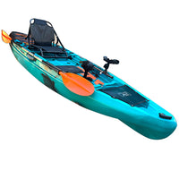 Reel Yaks - 10.8ft Rapido Modular Propeller Drive Pedal Fishing Kayak | 440lbs Capacity | 2 Piece