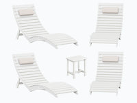 AquaCurve™ AquaWave Pre-Assembled Folding Pool Lounge Chair for Tanning Ledge