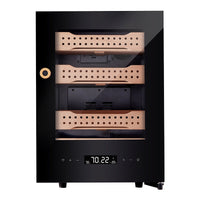 Afidano 400 Count Cigar Humidor Cabinet Front View - Empty