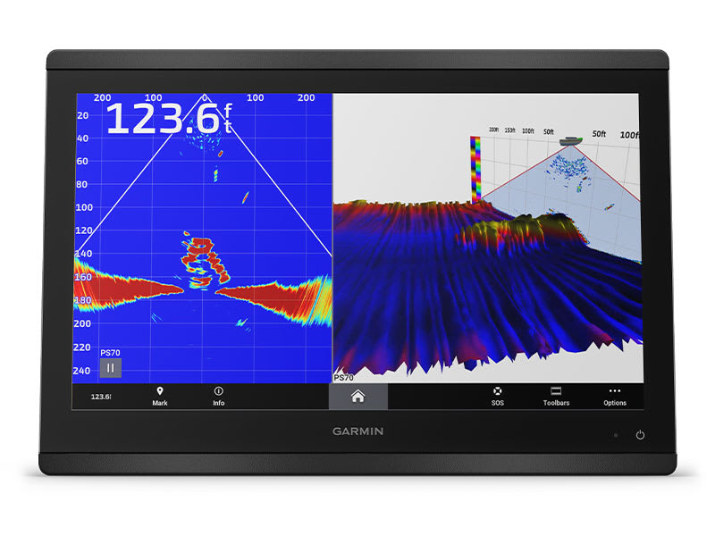 Garmin Panoptix PS70 thru-hull transducer front view