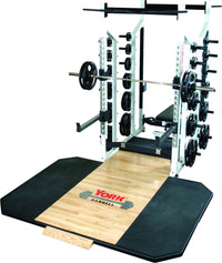 York Barbell STS Double Half Rack
