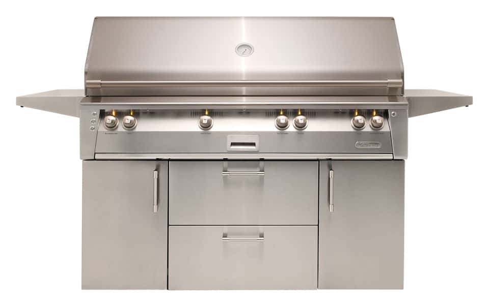Alfresco 56-inch Luxury All-Grill Built-In Stainless Steel ALXE-56BFG