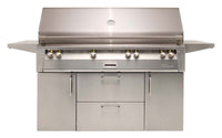 Alfresco 56-inch Luxury All-Grill Built-In Stainless Steel ALXE-56BFG