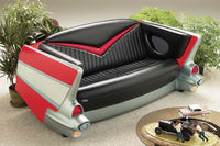 Corbin 1957 Chevy Bel Air Styled Couch - Fibertech Body with Leather