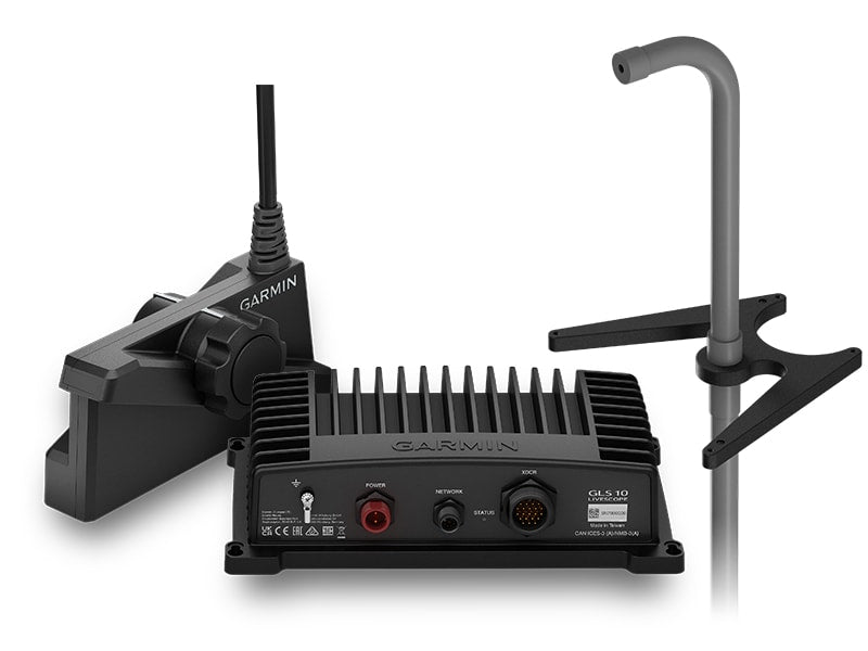 Garmin GPSMAP 8610xsv Ice House System - LiveScope transducer detail
