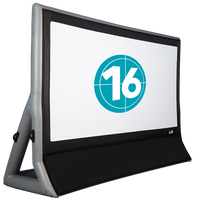 Epic Outdoor Cinema Premier 16 Inflatable Outdoor Movie Screen Kit - 18 foot cinema-quality screen for audiences up to 350