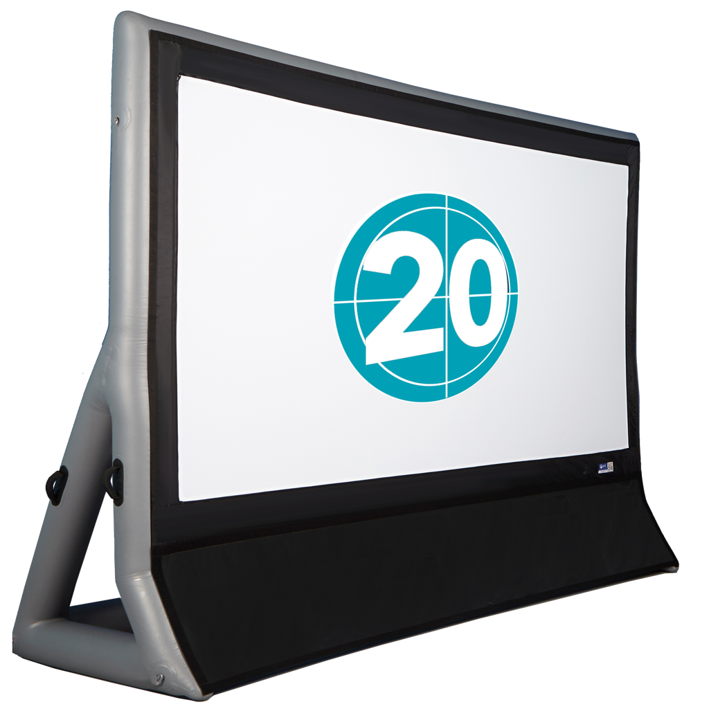 Epic Outdoor Cinema Premier 20 Inflatable Outdoor Movie Screen Kit - 22ft 6in x 17ft 10in DualVista Screen
