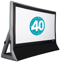 Epic Outdoor Cinema E-SLP 40 Premier Inflatable Outdoor Movie Screen Kit - 43 foot wide front projection screen