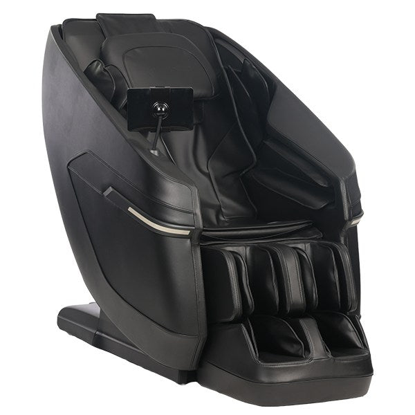 Kyota Zenyu M338 Massage Chair - three-quarter front view in black