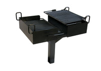 Ultra Site 627 Cantilever Commercial Group Grill - 1064 sq. in. cooking area with black powder coat finish