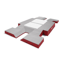 Gill Athletics G4 Double Front Pole Vault Landing System (21'6" x 35' x 32")