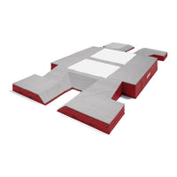 Gill Athletics G6 Double Front Pole Vault Landing System (21'6" x 38' x 32")