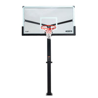 Lifetime Mammoth Bolt Down Basketball Hoop (72-Inch Tempered Glass)