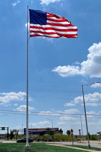 Eder Flag 70ft Premium ECX70 Aluminum Flagpole - Satin Finish External Halyard