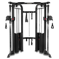 Functional Trainer Cable Machine with Dual 200 lb Weight Stacks by XMARK