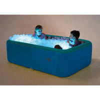 Illuminated Heavy Duty Inflatable Ball Pool with LED lights and 1500 clear ball pool balls