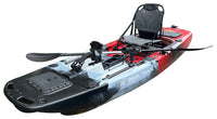 Reel Yaks - 9.5ft Raider Modular Propeller Drive Pedal Fishing Kayak | 380lbs Capacity | 2 Piece