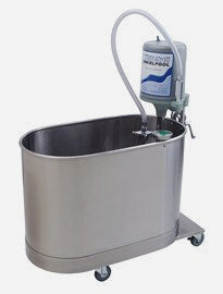 Whitehall WHE-22-M 22-Gallon Mobile Extremity Whirlpool - front view