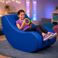 Jr Therapy Chair - vinyl-covered firm foam sensory rocking chair for toddlers and small adults